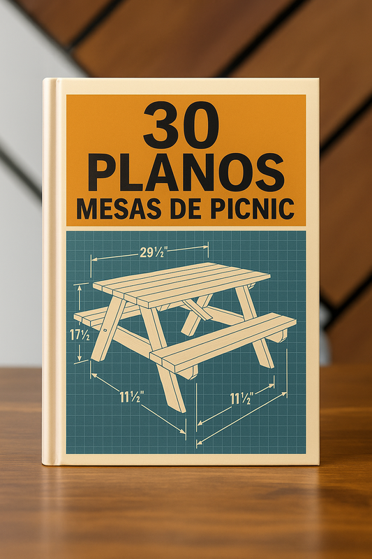 Mesas de Picnic (30 PLANOS)