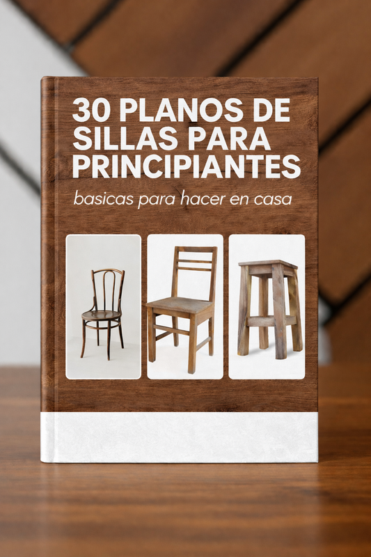30 Planos de Sillas de madera